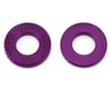 TNT Aluminum Axle Washers (Purple) (2) (3/8")