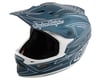 Image 1 for Troy Lee Designs D3 Fiberlite Full Face Helmet (Spiderstripe Blue) (M)