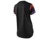 Image 2 for Troy Lee Designs Womens Lilium Short Sleeve Jersey (Rugby Black) (S)