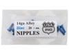 Image 2 for USA Brand 14g Alloy Nipples (Blue) (Bag of 20)