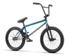 Image 3 for We The People 2024 Reason BMX Bike (20.75" Toptube) (Matte Trans Teal/Raw Fade)