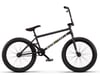 We The People Justice BMX Bike (Matte Black/Silver Webbed) (20.75" Toptube)