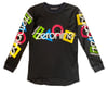 Zeronine Youth Mesh BMX Racing Jersey (Black) (Youth L)