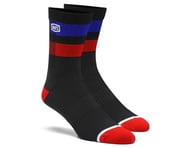 more-results: The 100% Flow Socks features a 6" cuff height to ensure your lower leg is protected du