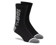 100% Rhythm Merino Wool Socks (Black/Grey) | product-related