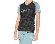 100% Women's Airmatic Jersey (Seafoam Checkers) | product-related