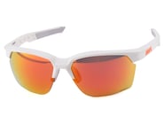 100% Sportcoupe Sunglasses (Matte White) (HiPER Red Multilayer Mirror Lens) | product-related