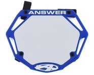 Answer 3D BMX Number Plate (Blue) | product-related
