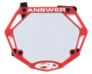 Answer 3D BMX Number Plate (Red) (Mini) | product-also-purchased