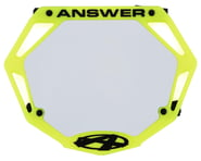 Answer 3D BMX Number Plate (Flo Yellow) (Pro) | product-also-purchased