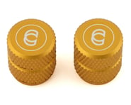 Cinema Alloy Valve Caps (Schrader) (Gold) | product-related