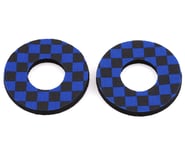 Flite BMX MX Grip Checker Donuts (Black/Blue) (Pair) | product-also-purchased