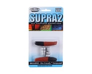Kool Stop Supra 2 Brake Pads (Black/Red) (1 Pair) (Dual Compound) | product-also-purchased