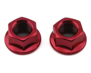 MCS Hub Axle Nuts (3/8") (10mm) (ED Red) (Pair) | product-related