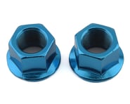 MCS Hub Axle Nuts (14mm) (ED Blue) (Pair) | product-related