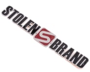 Stolen Brand Metal Badge (Flat) (Platinum/Red) | product-related