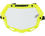 Tangent Mini Ventril 3D Number Plate (Neon Yellow/White) | product-related