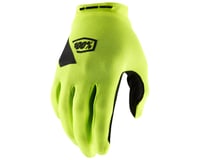 100% Ridecamp Gloves (Fluo Yellow)