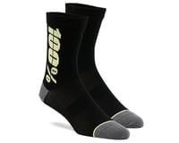 100% Rythym Merino Socks (Black/Yellow)