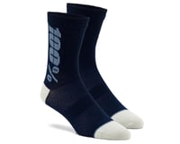 100% Rhythm Merino Socks (Navy/Slate)