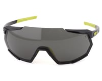 100% Racetrap Sunglasses (Gloss Black) (Smoke Lens)