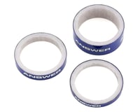 Answer Carbon Spacer (Blue) (3 Pack)