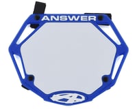 Answer 3D BMX Number Plate (Blue)
