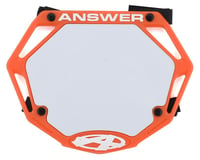 Answer 3D BMX Number Plate (Orange)