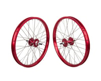 Black Ops DW1.1 20" Wheel Set (Red/Silver/Red) (3/8" Axle)