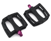 Colony Fantastic Plastic Pedals (Black/Pink) (Pair)
