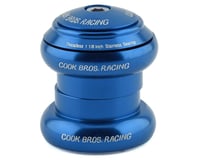 SCRATCH & DENT: Cook Bros. Racing Stainless Steel Threadless Headset (Blue) (1-1/8")