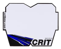 Crit BMX Products Carbon Number Plate (Blue)