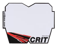 Crit BMX Products Carbon Number Plate (Red)