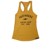 Fasthouse Inc. Women’s Fundamental Crop Tank T-Shirt (Vintage Gold)