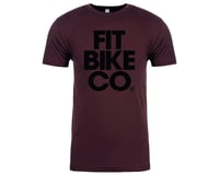 Fit Bike Co Stacked T-Shirt (Oxblood)