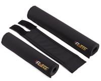 Flite Flame Logo BMX Pad Set (Black)