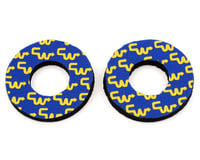 Flite CW Racing BMX Grip Donuts (Blue / Yellow) (Pair)