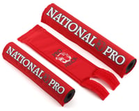 Flite National Pro BMX Pad Set (Red/Black)