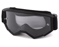 Fly Racing Youth Focus Goggles (Black/White) (Clear Lens)