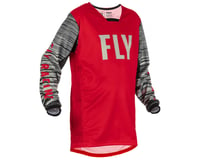 Fly Racing Youth Kinetic Wave Jersey (Red/Grey)