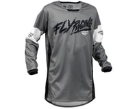 Fly Racing Youth Kinetic Khaos Jersey (Grey/Black/White)
