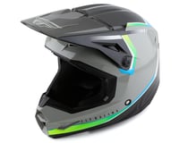 Fly Racing Kinetic Vision Full Face Helmet (Grey/Black) (Youth L 