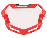 INSIGHT Pro 3D Vision Number Plate (Red/White)