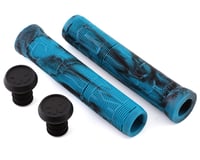 Lucky Scooters Vice Grips 2.0 Pro Scooter Grips (Black/Teal) (Pair)