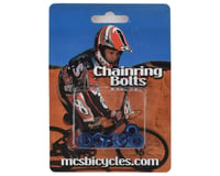 MCS Alloy Chainring Bolts (Blue) (6mm)