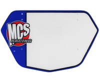 MCS BMX Number Plate (Blue)