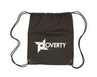 Poverty UV Cinch Bag (Mens) (Black)