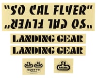 SE Racing So Cal Flyer Decal Set (Gold)