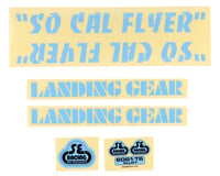 SE Racing So Cal Flyer Decal Set (Blue)