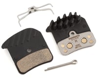 Shimano Disc Brake Pads (Metal) (w/ Cooling Fins) (H03C-MF) (Shimano Deore XT/Saint)